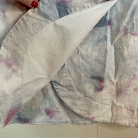 Anthropologie Kimmie Button Tie Dye Midi Skirt - Picture 7 of 7